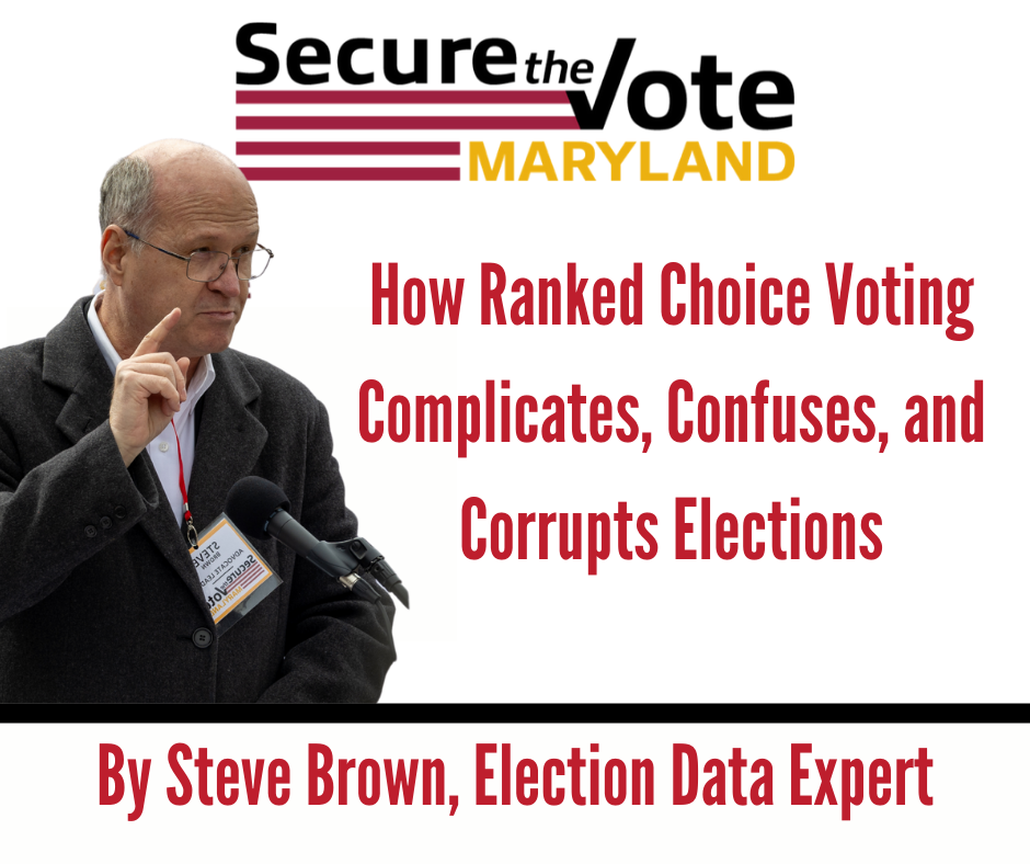 Annapolis City wants Ranked Choice Voting? https://securethevotemd.com/2025/09/17/how-ranked-choice-...